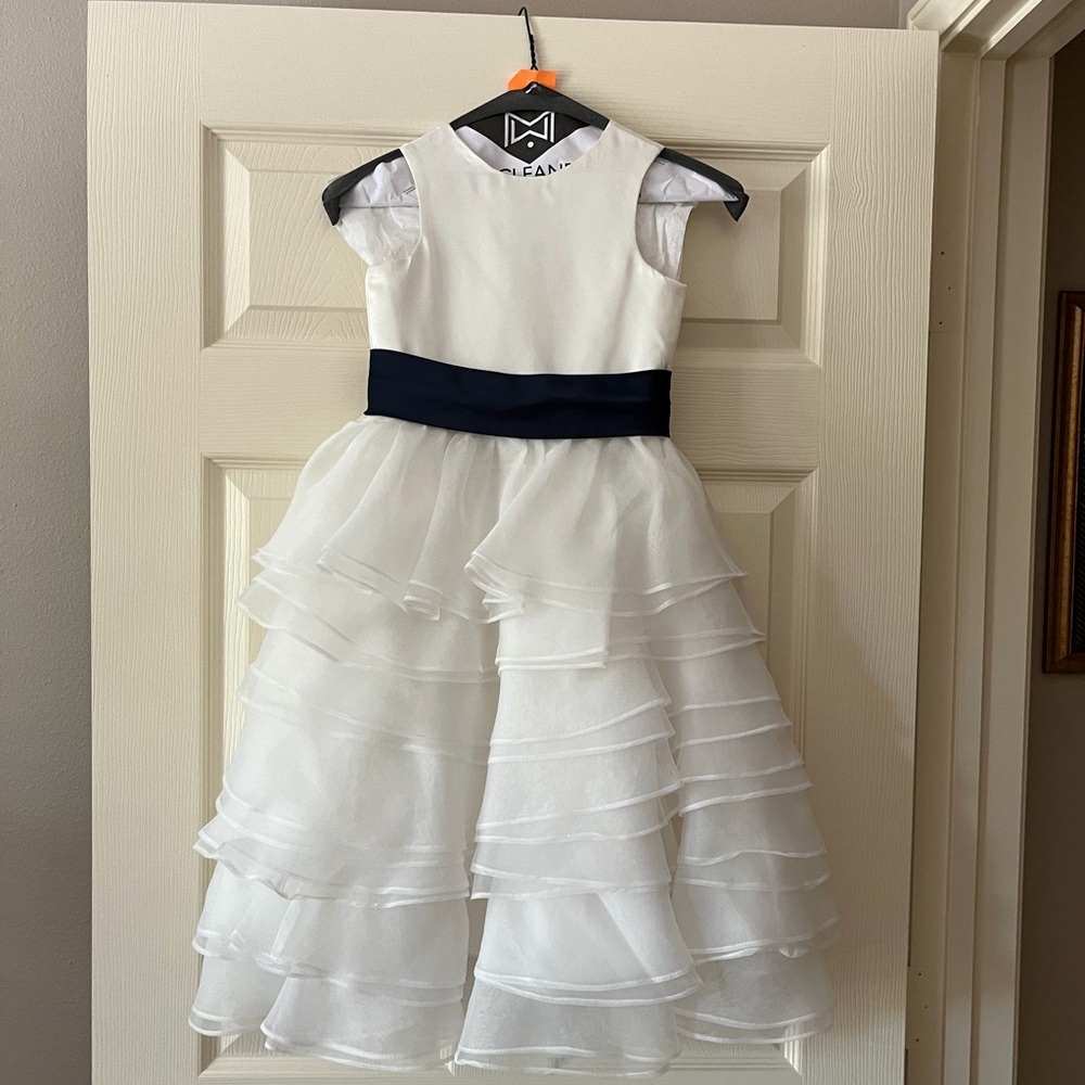 LAN TING Ivory Dress flower girl, junior bridesmaid and/or pageant or ball gown